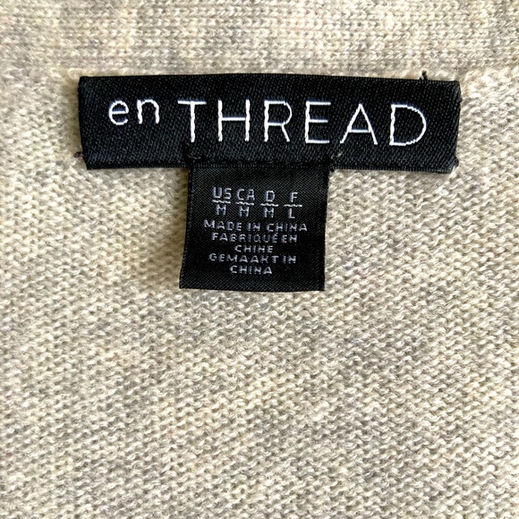 En Thread Merino-Cashmere Cardigan - Picture 2 of 5